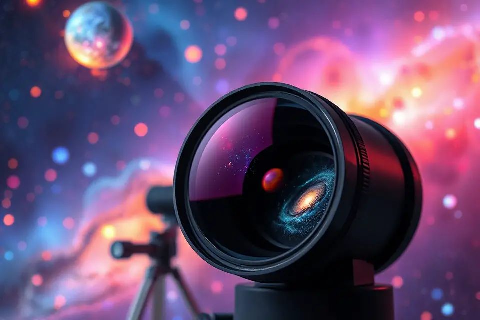 nebula reflections telescope lens