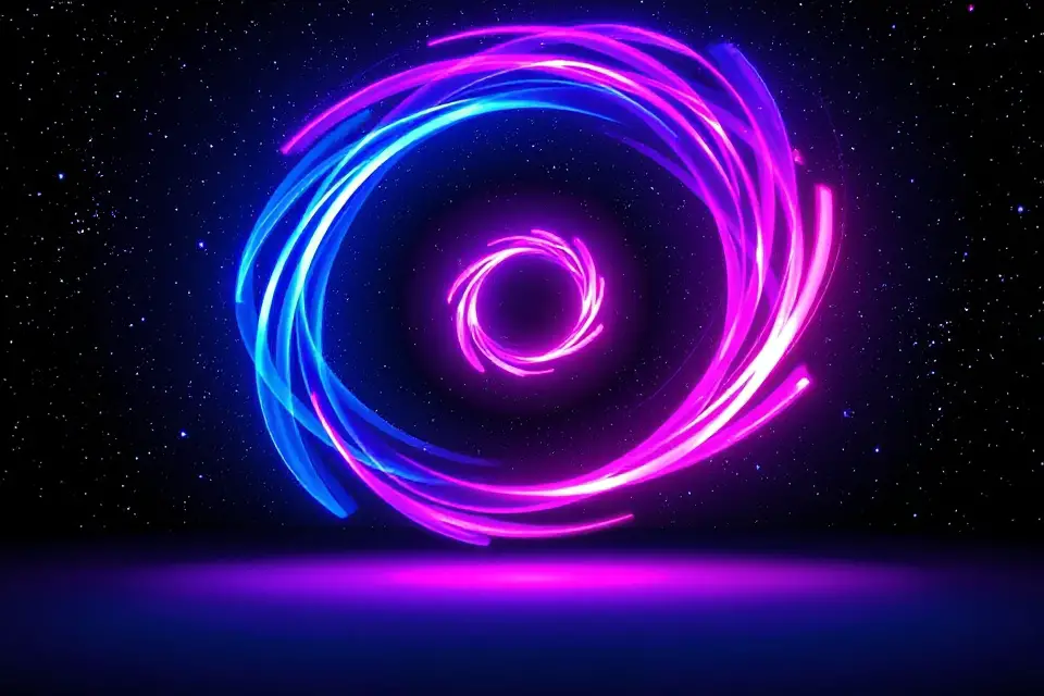 neon vortex space adventure