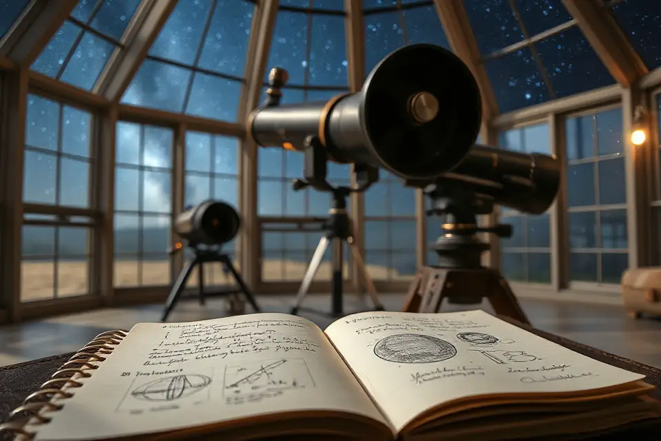 notebook for astronomical observations