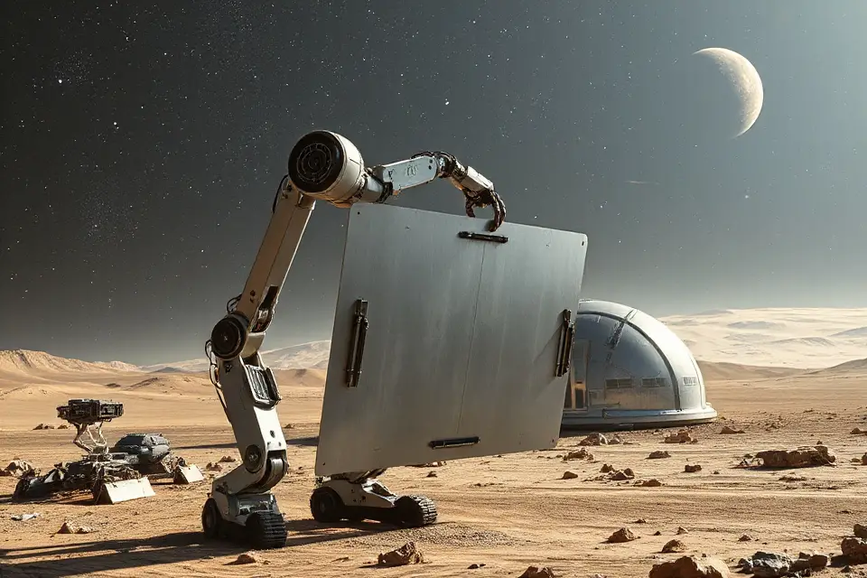 robotic arm for colonization