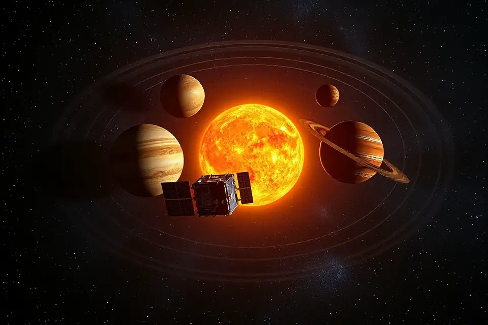 solar system satellite photo