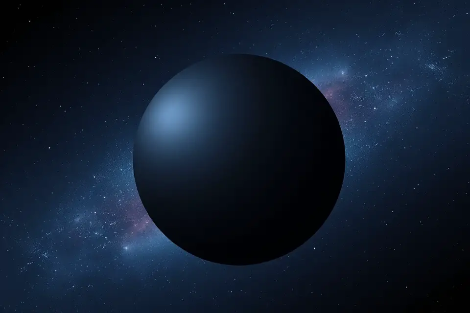 sophisticated dark matter illustration