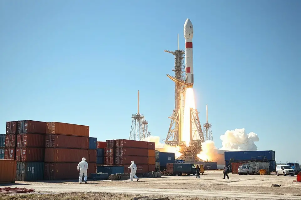 space cargo ship launch