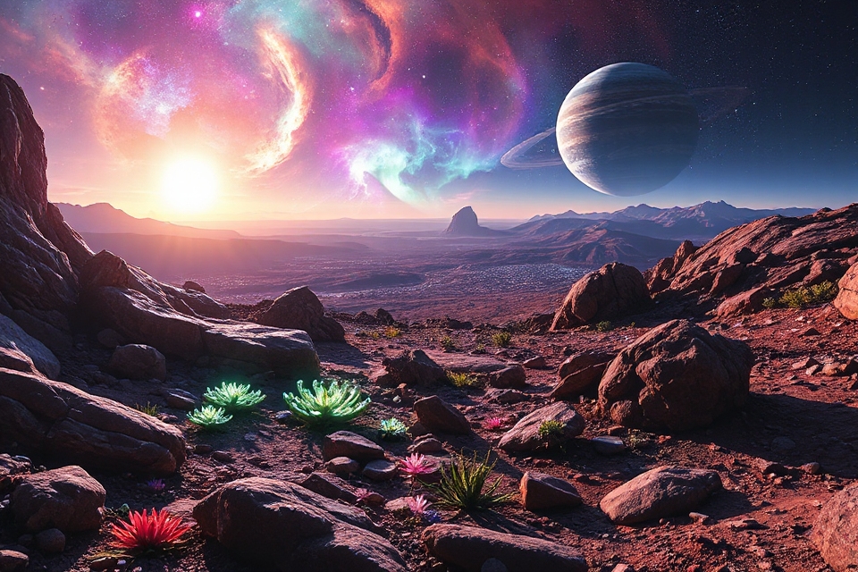stunning alien planet imagery