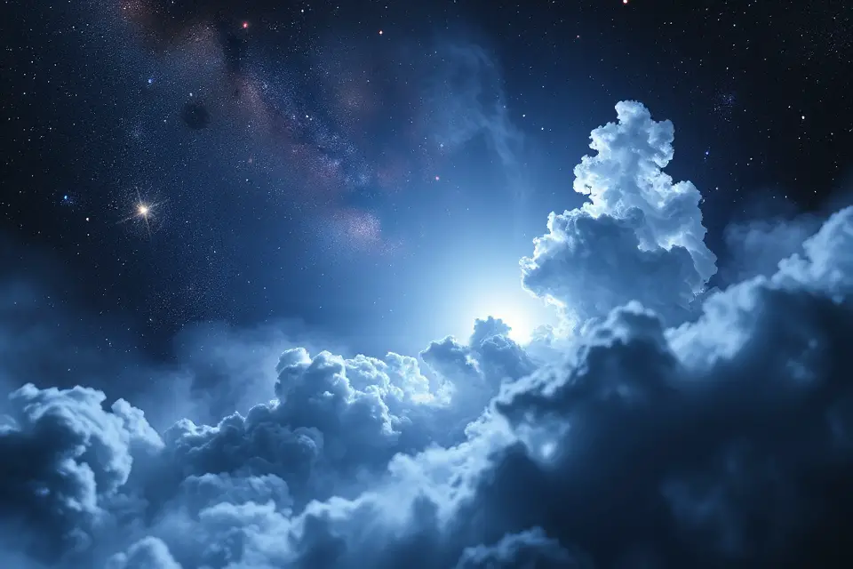stunning cosmic dark matter illustrations