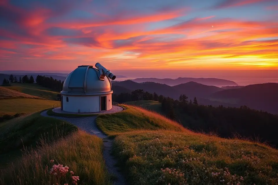 stunning dusk astronomy photo