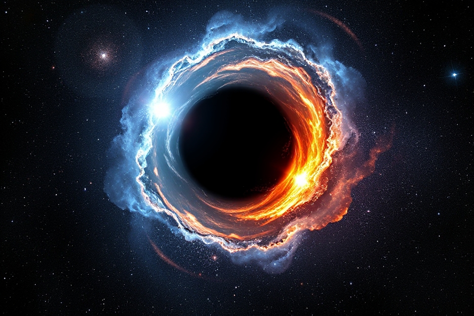 stunning galactic black hole