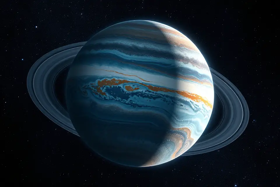 stunning gas giant rings