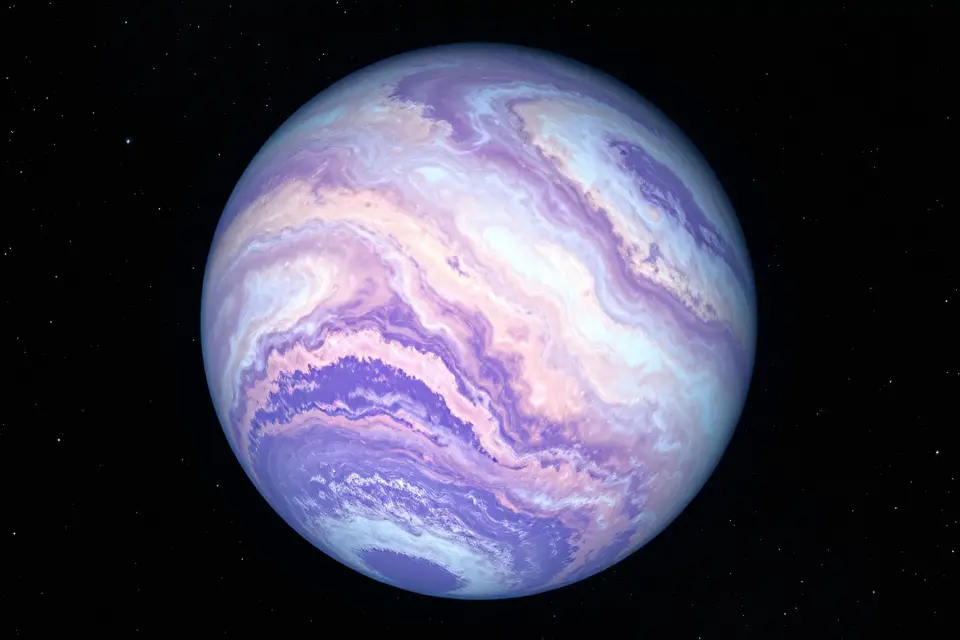 stunning gas giant swirls
