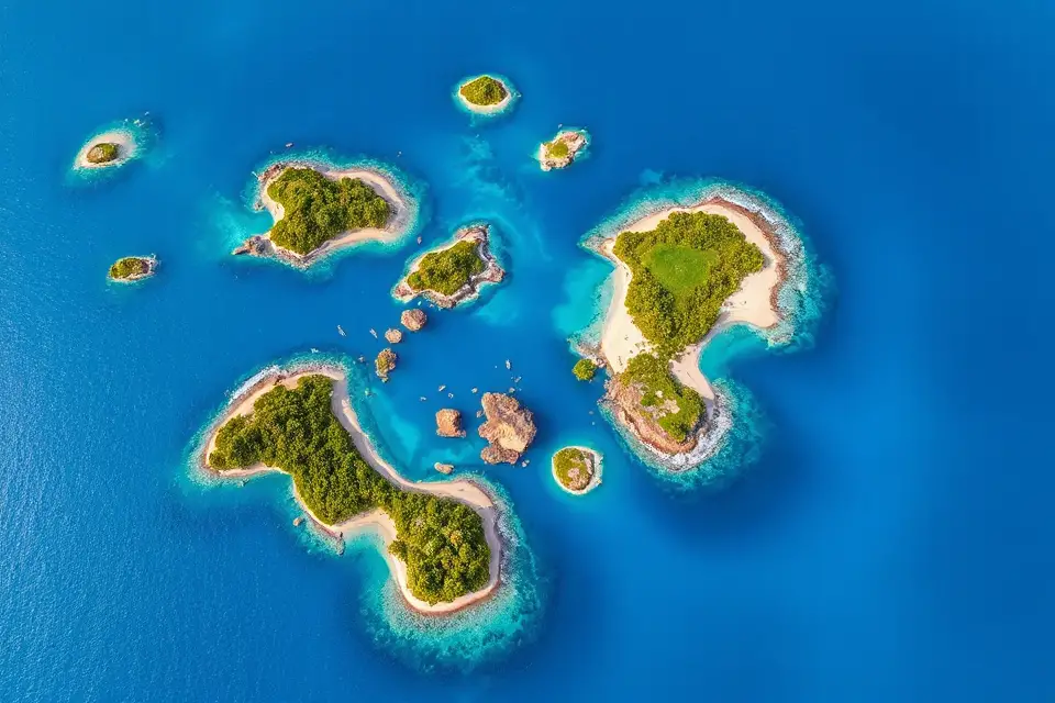 stunning satellite ocean view