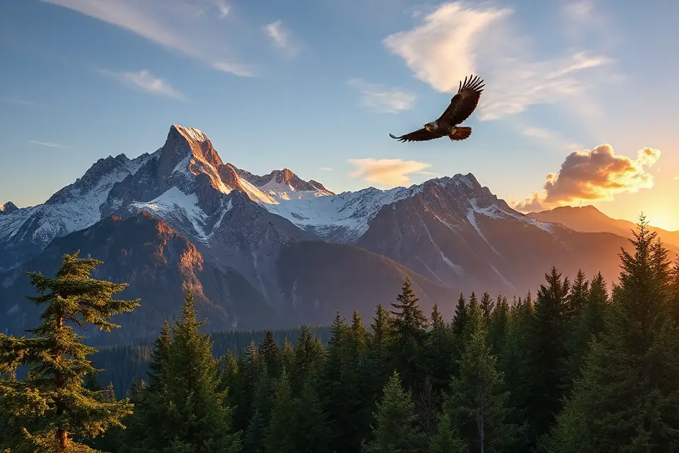 stunning telescopic wilderness view