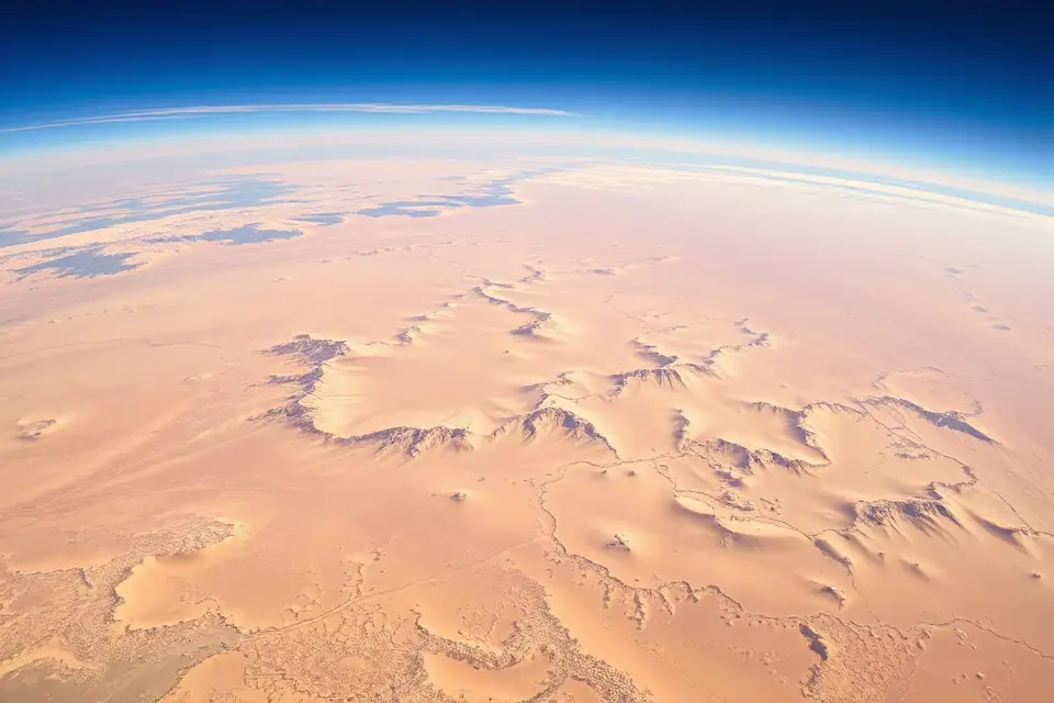 vast desert sand dunes