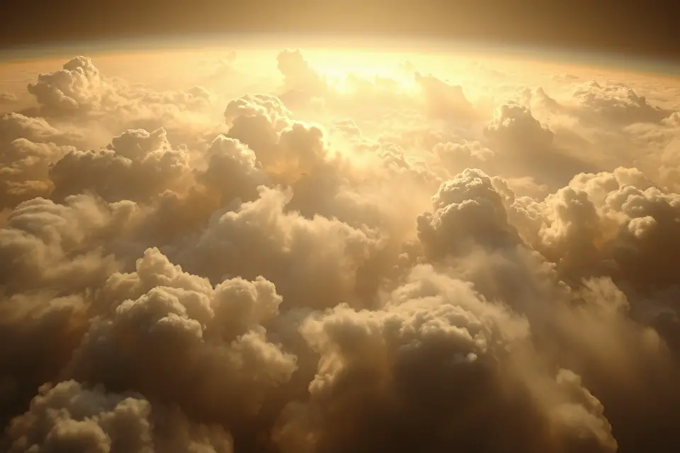 venus dense cloud layers