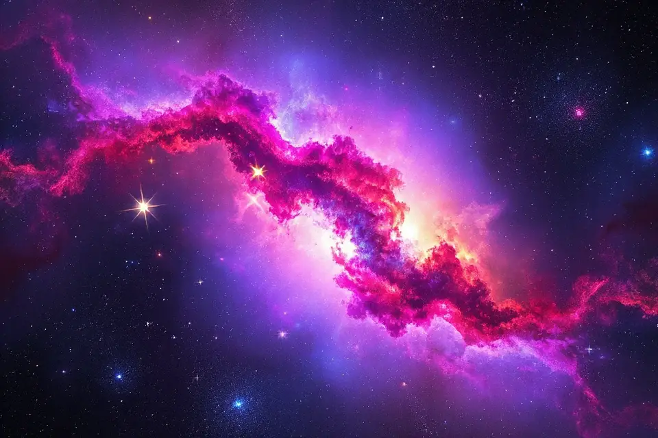 vibrant cosmic beauty photo