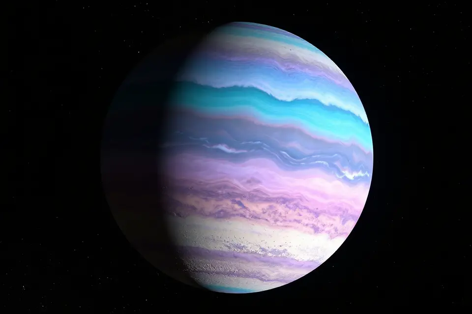 vibrant gas giant gradient