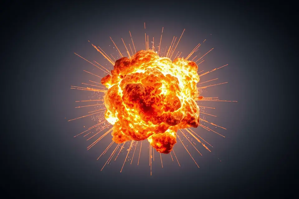 vibrant supernova explosion photo