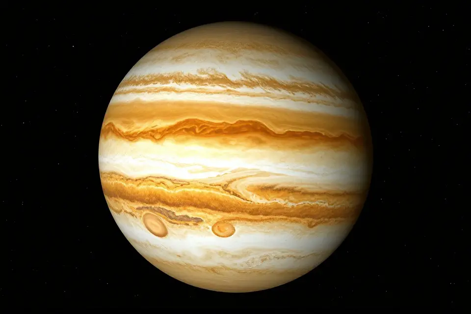 vibrant swirling storm jupiter