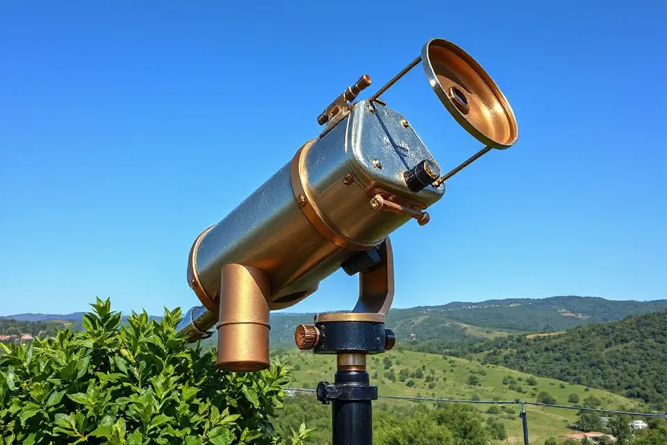vintage radio telescope photo