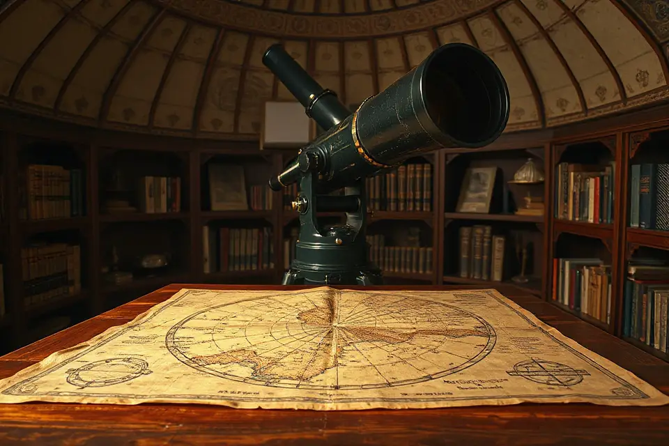 vintage star map photo