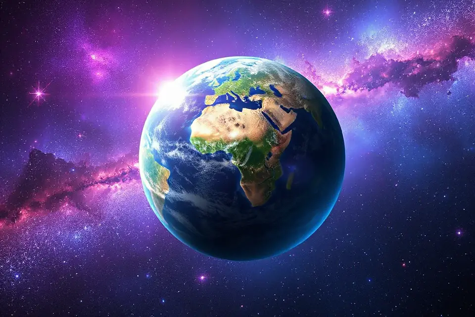vivid galaxy planet textures
