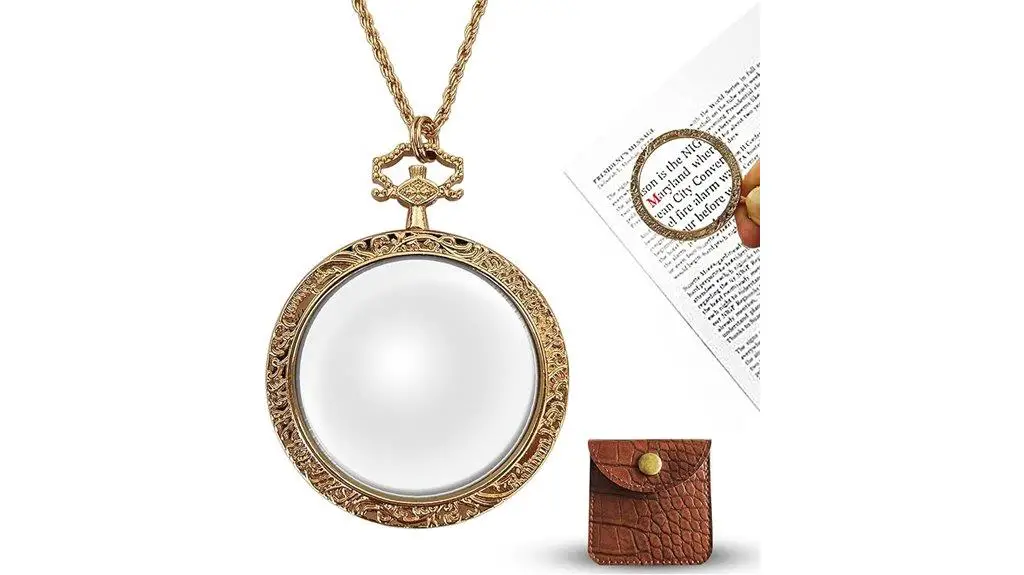 magnifying glass necklace review