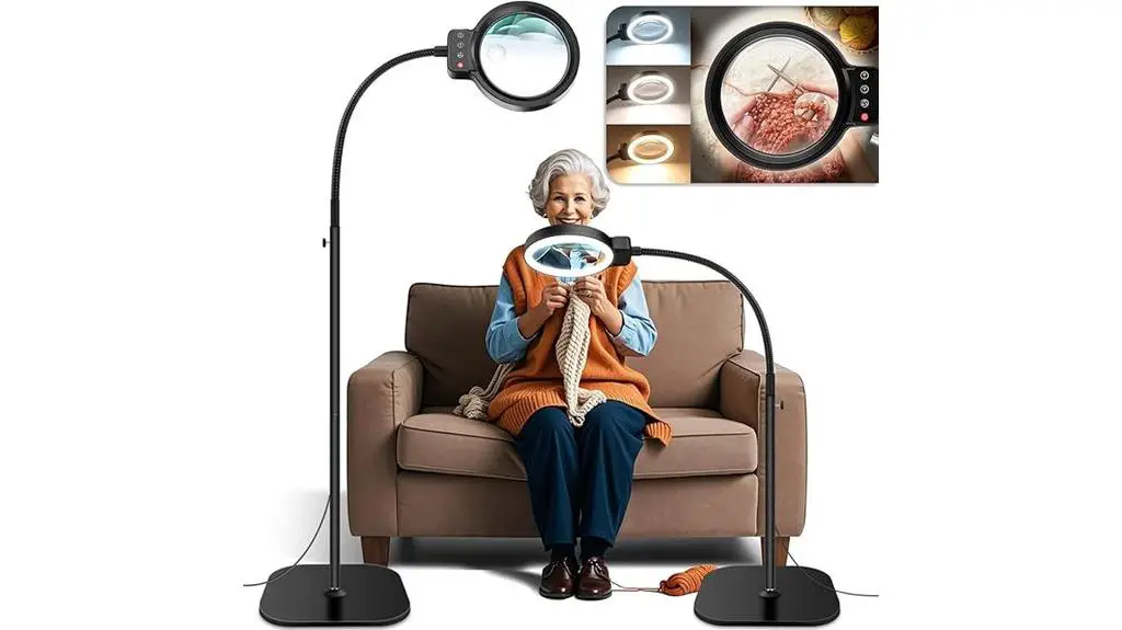 powerful magnification with illumination